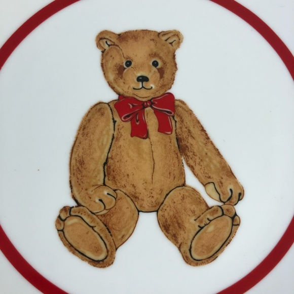 Set of Curzon teddy bear print plates - Picture 2 of 4